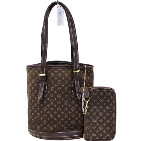 Louis Vuitton Monogram Mini Lin Bucket Bag 